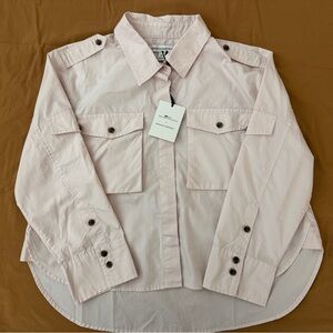 Banana Republic light Pink Button-Up Shirt size medium new with tags size medium